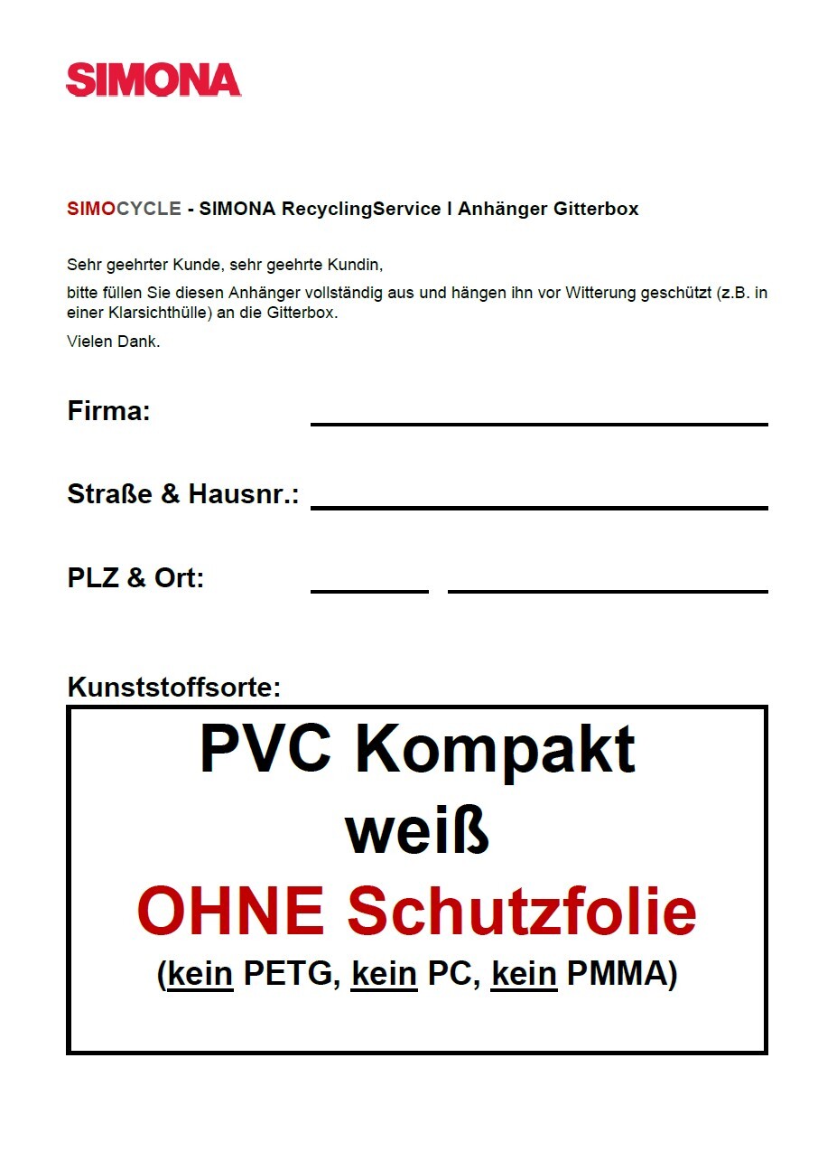 Bild - PVC kompakt bunt