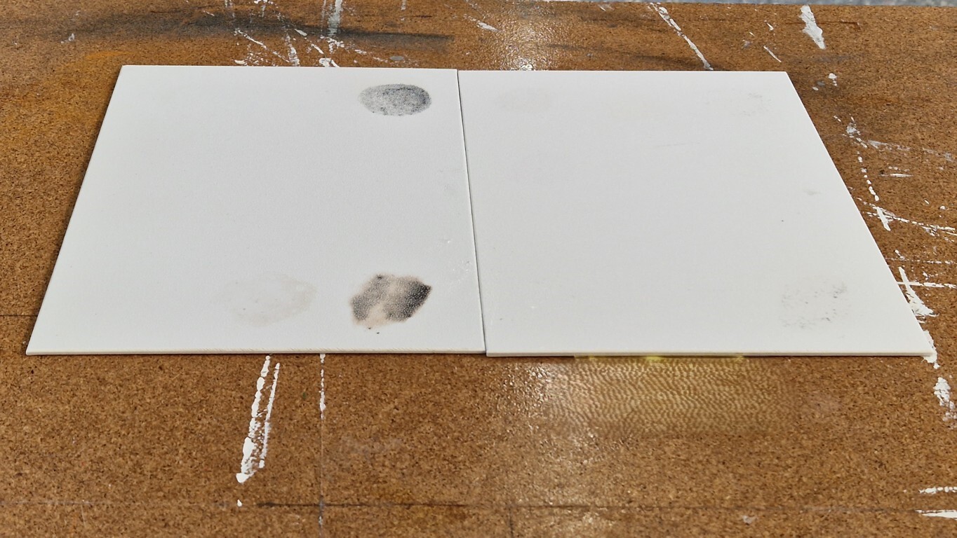 Test 2c - links ohne Folie - rechts AG - nachher